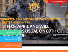 Tablet Screenshot of graftoncollege.com